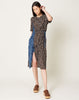 No. 6 Thalassa Dress in Brown & Royal Ikat