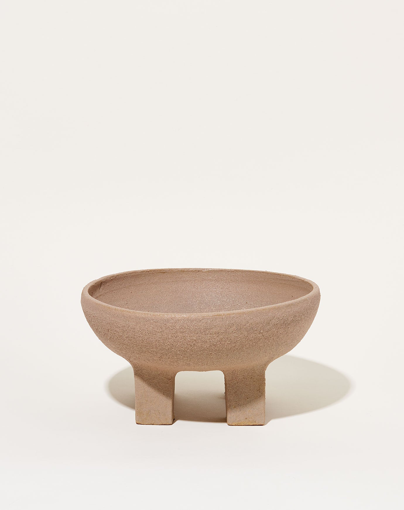 Nur Ceramics Ritual Bowl in Textured Taupe