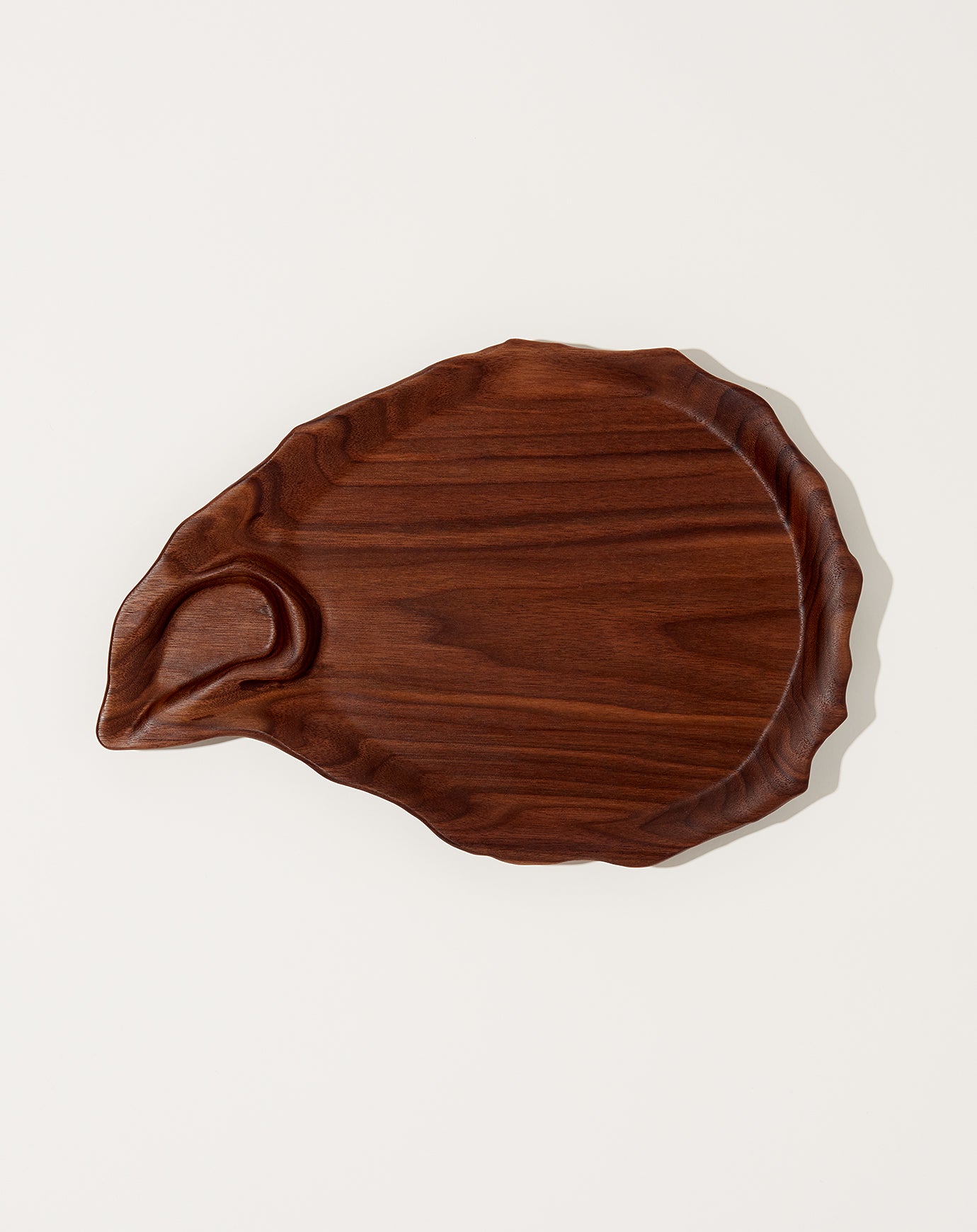 Oyster River Joinery 1 Well Oyster Platter in Walnut