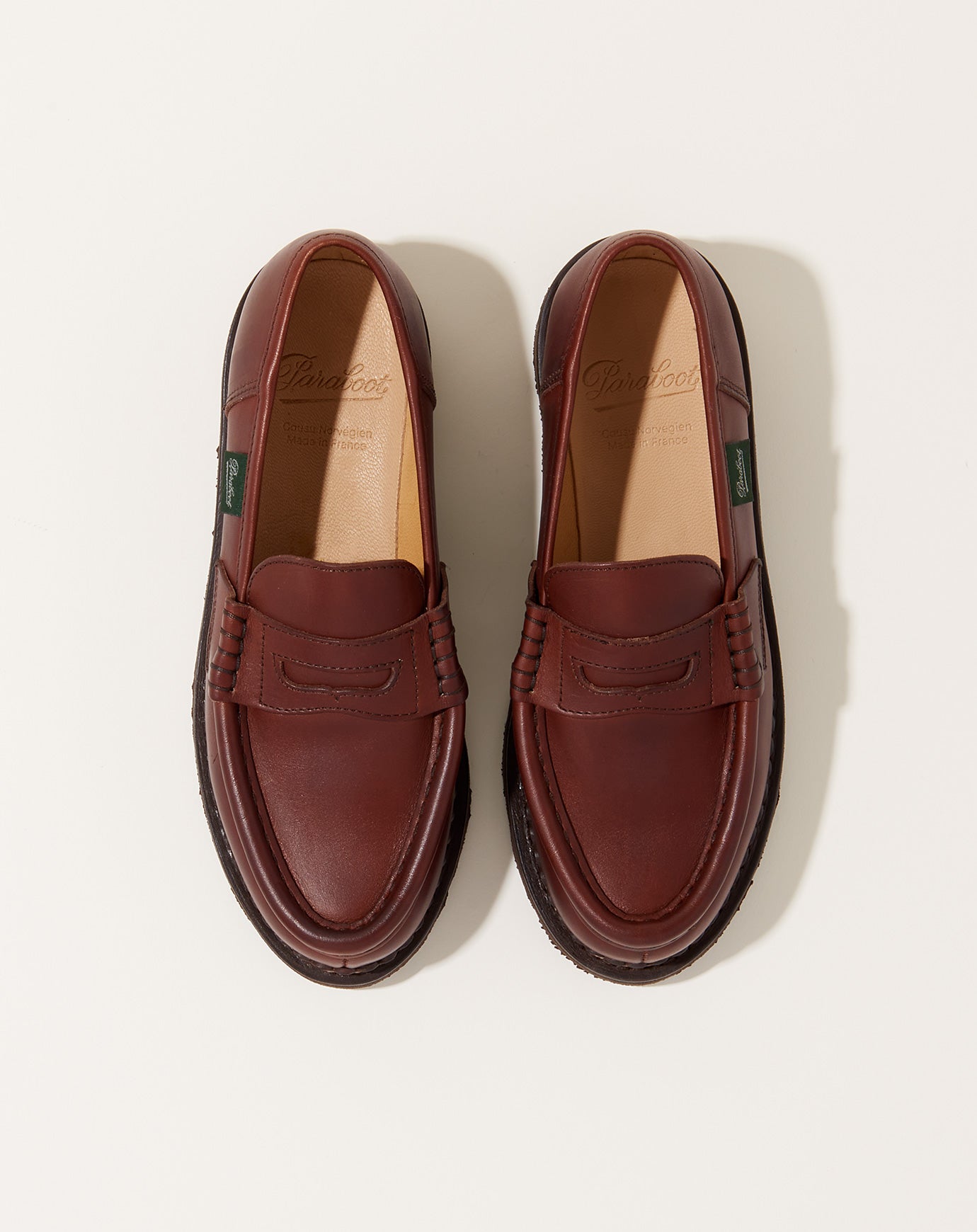 Paraboot Orsay Loafer in Lisse Marron