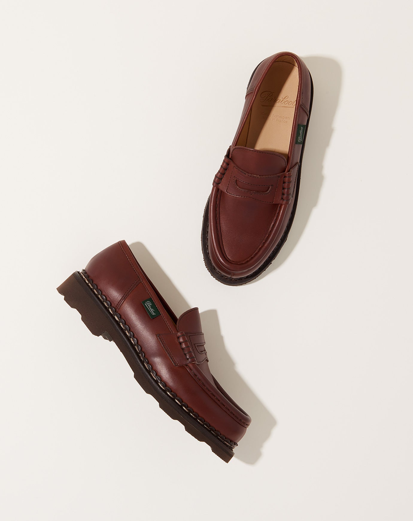 Paraboot Orsay Loafer in Lisse Marron