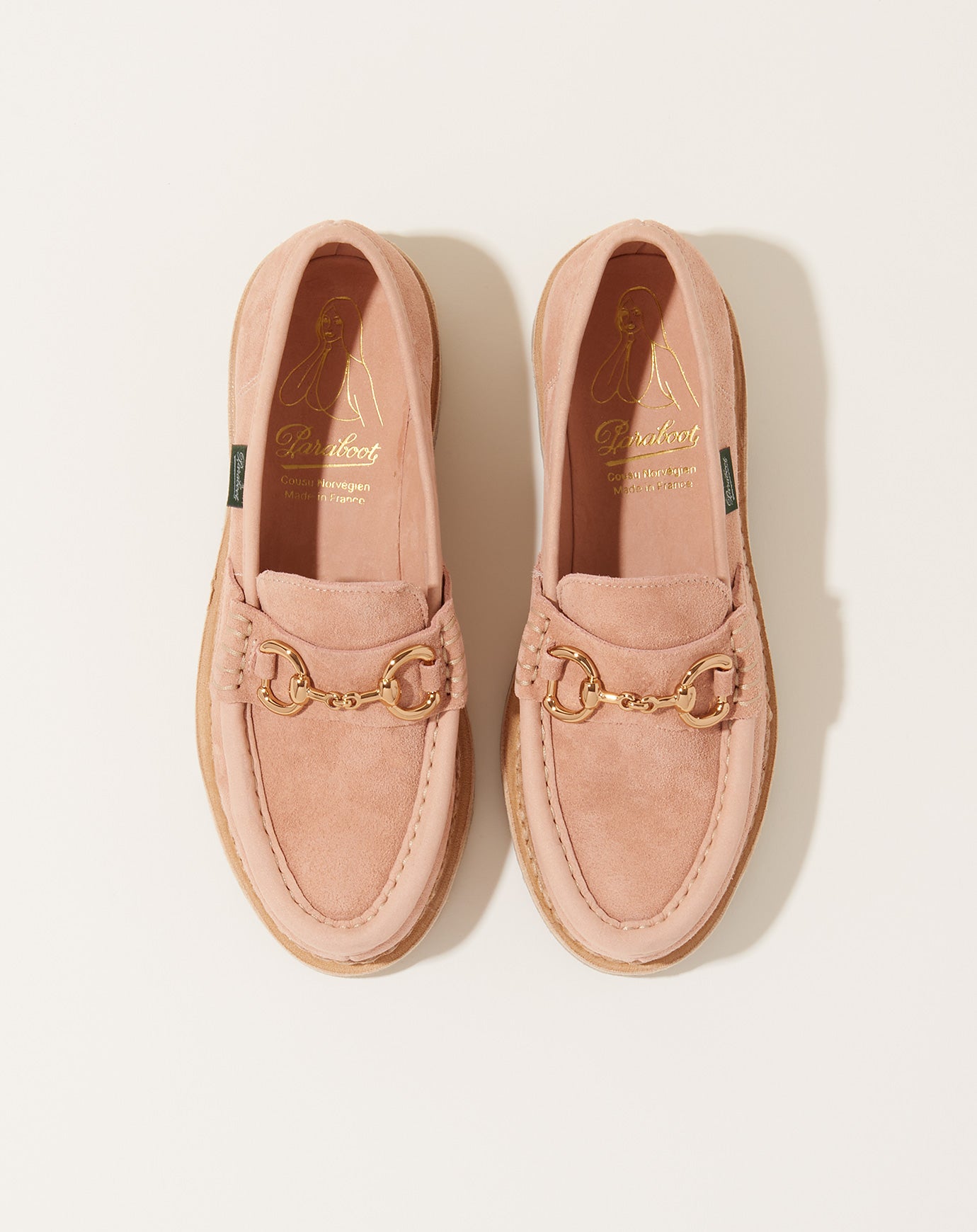 Paraboot Vincennes in Velours Nude