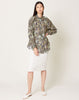 Rachel Comey Amarant Skirt in Off White Smocked Cotton
