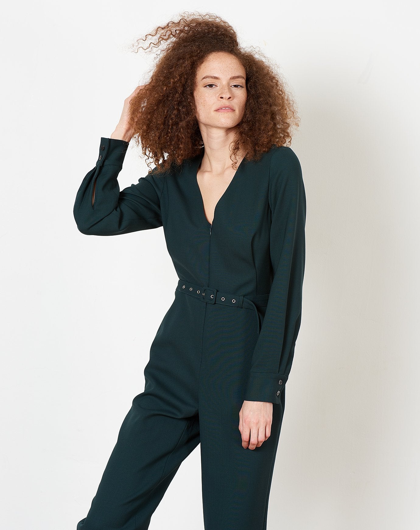 Fame Jumpsuit in Dark Juniper | Rachel Comey | Covet + Lou