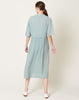 Raquel Allegra Garden Dress in Steel Blue