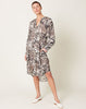 Raquel Allegra Poet Dress in Silver Flowers