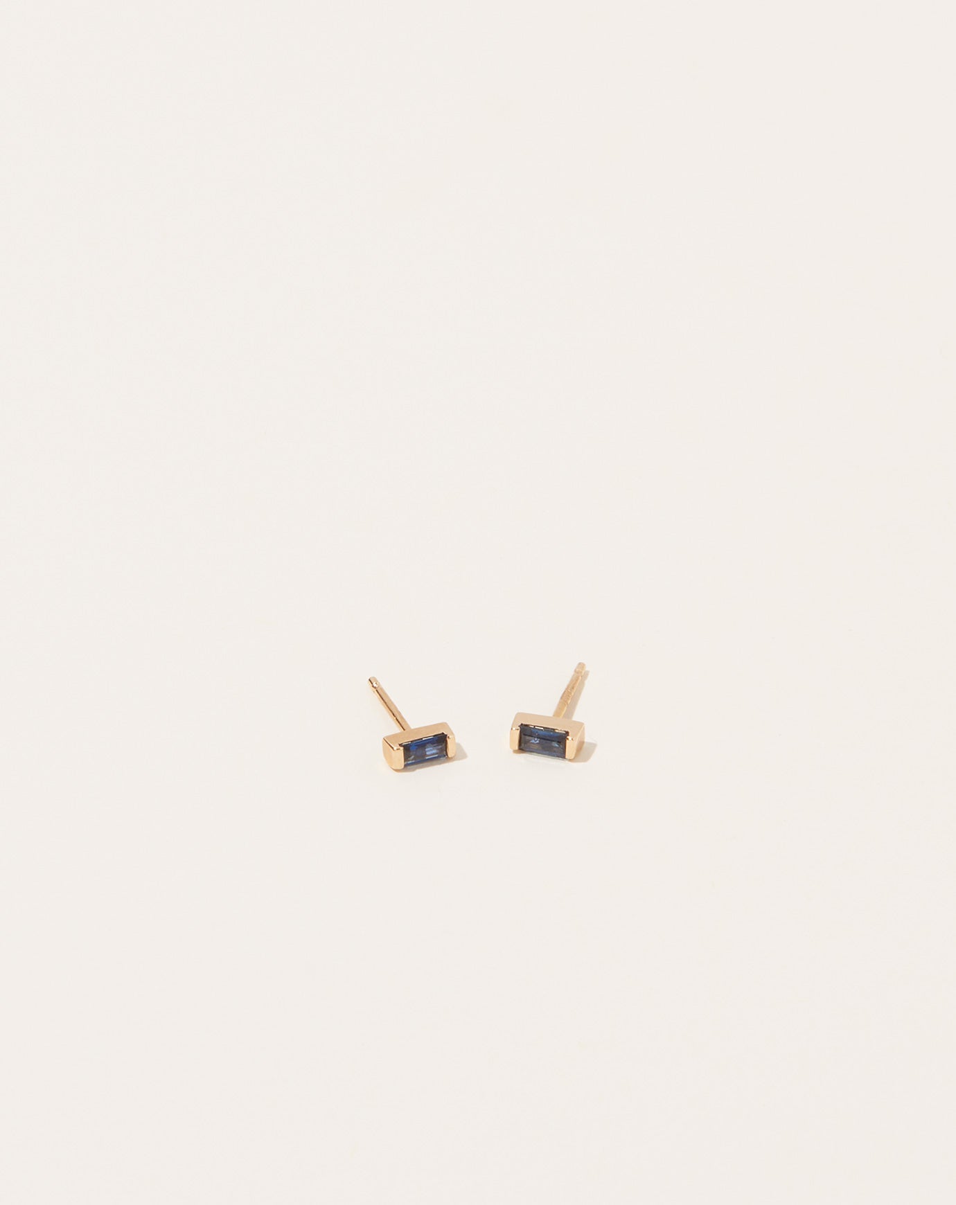 Selin Kent Galana Studs with Sapphires in 14k Yellow Gold