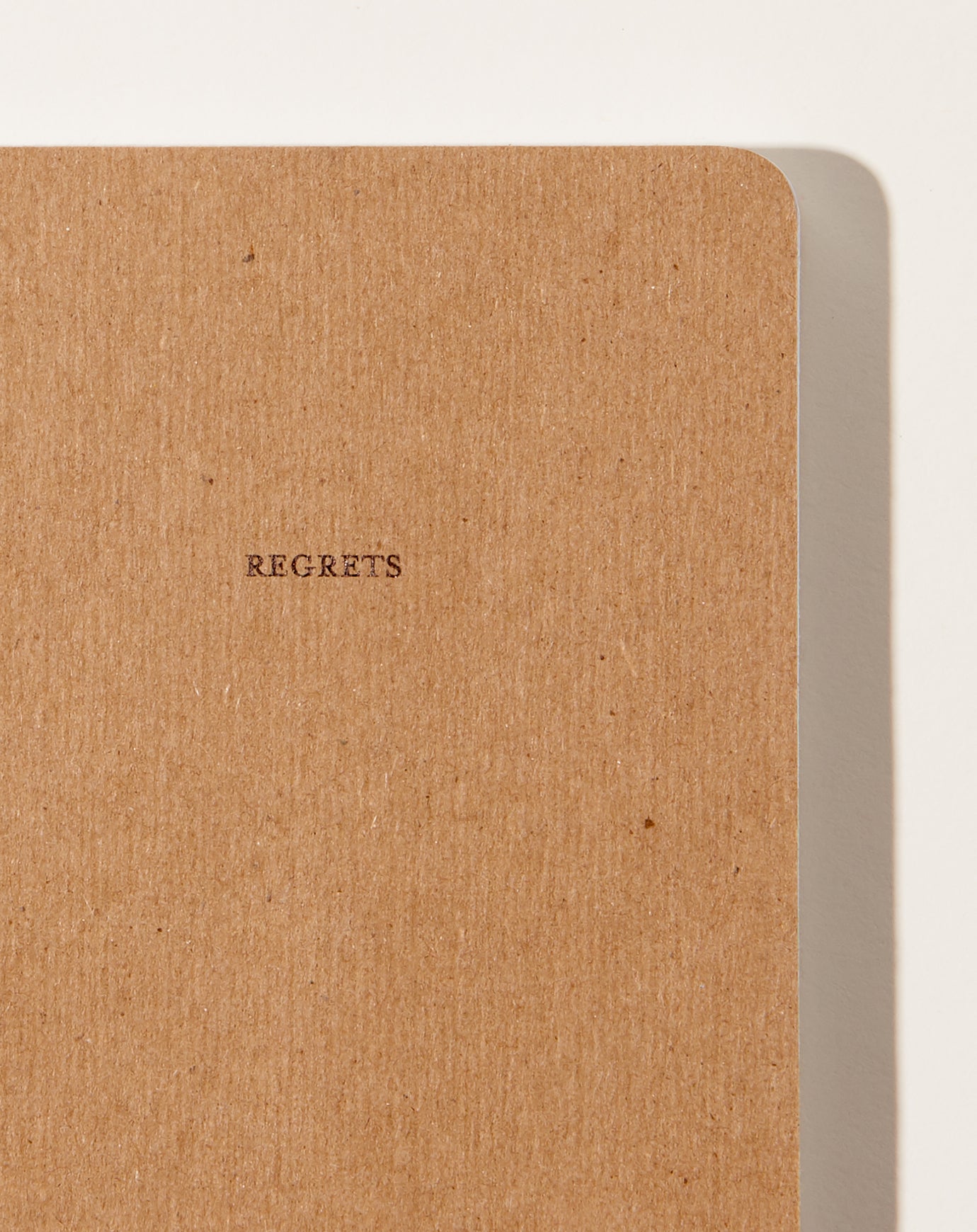 Set Editions Tally Notebook: Regrets