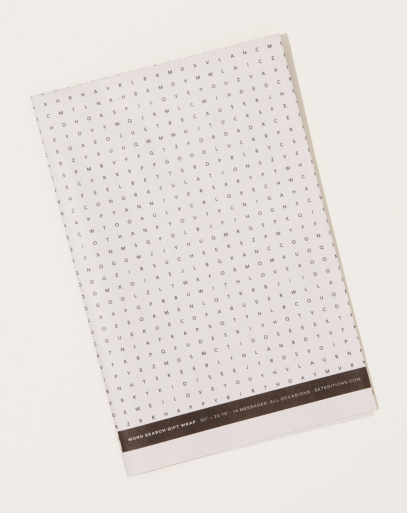Set Editions Word Search Gift Wrap