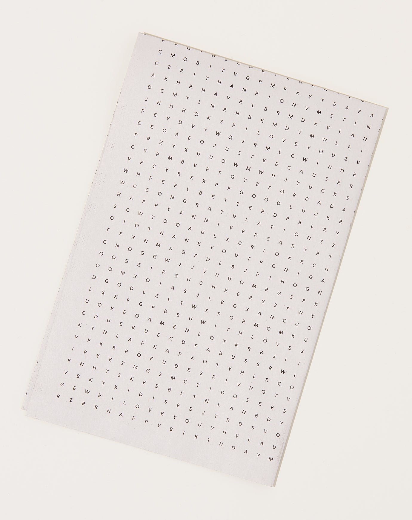 Set Editions Word Search Gift Wrap