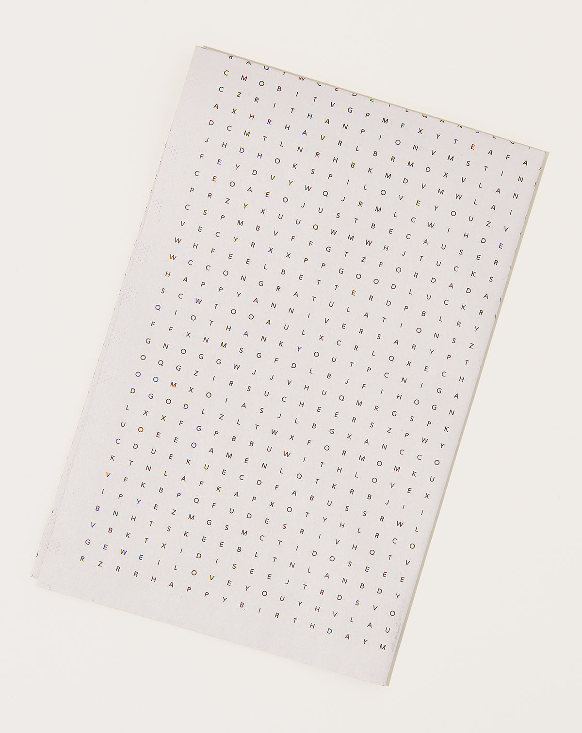 Word Search Gift Wrap | Set Editions | Covet + Lou | Covet + Lou