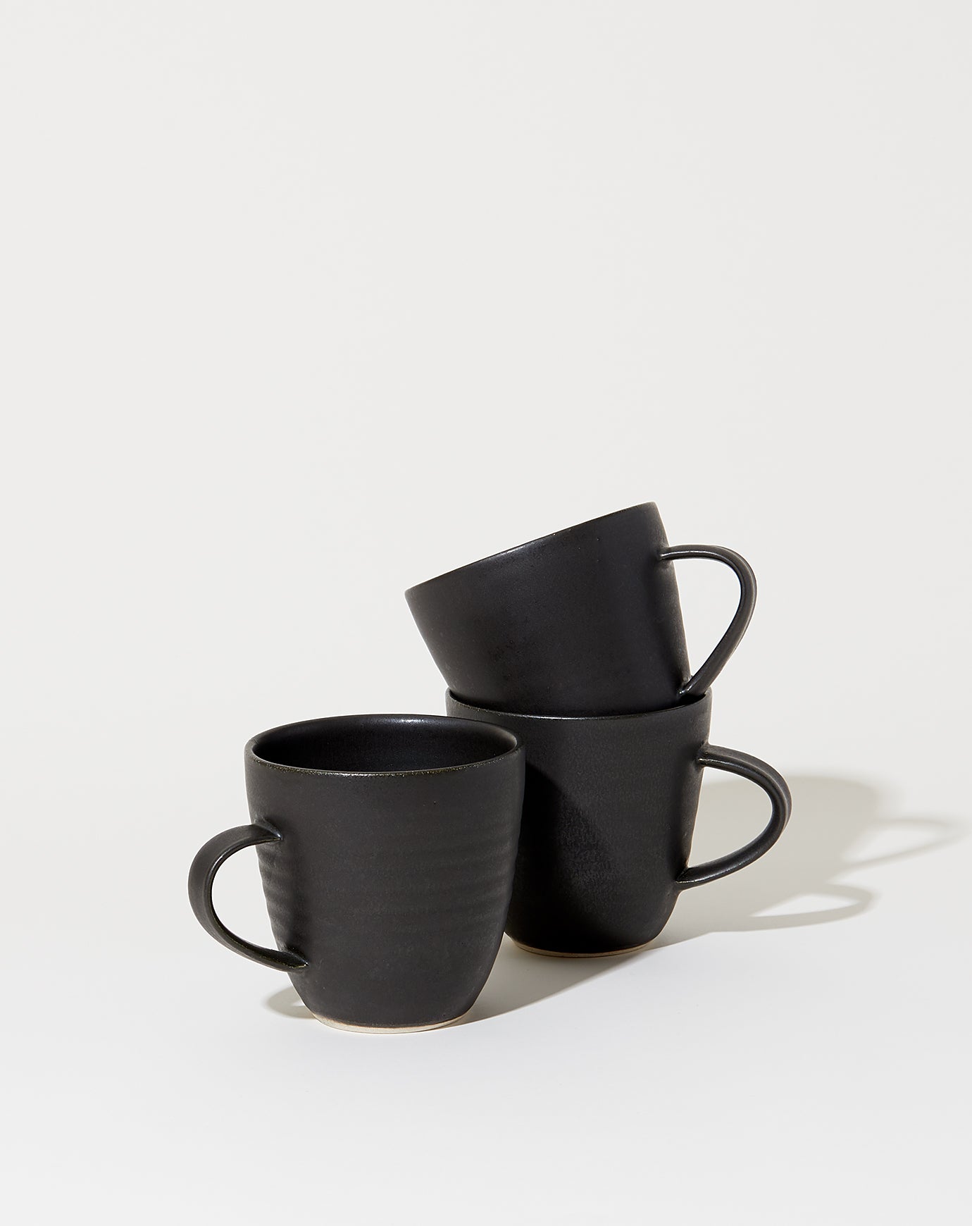 Sherldon Ceramics Farmhouse Coffee Mug in Satin Black
