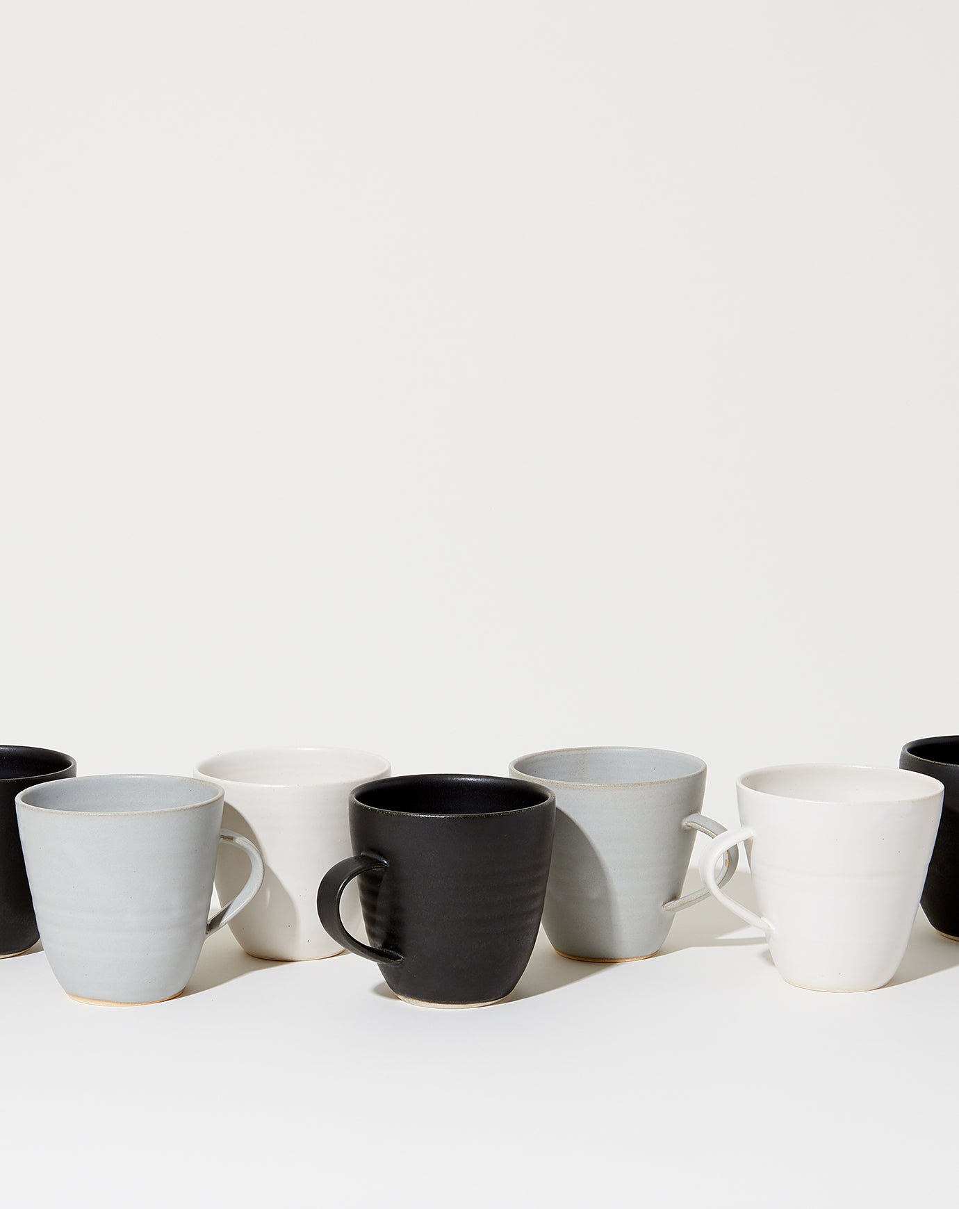 Sherldon Ceramics Farmhouse Coffee Mug in Satin Black