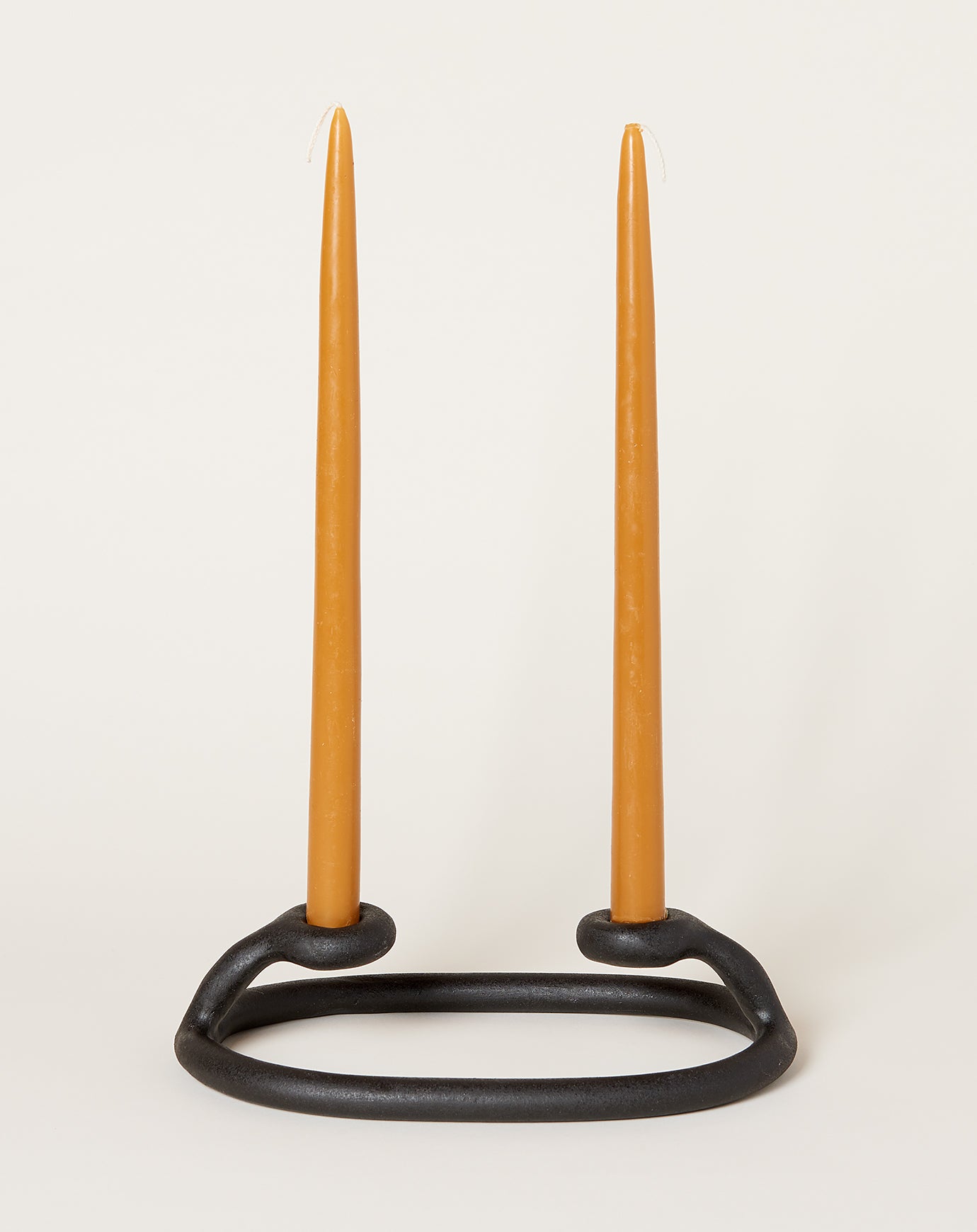Sin Duo Candlestick in Black