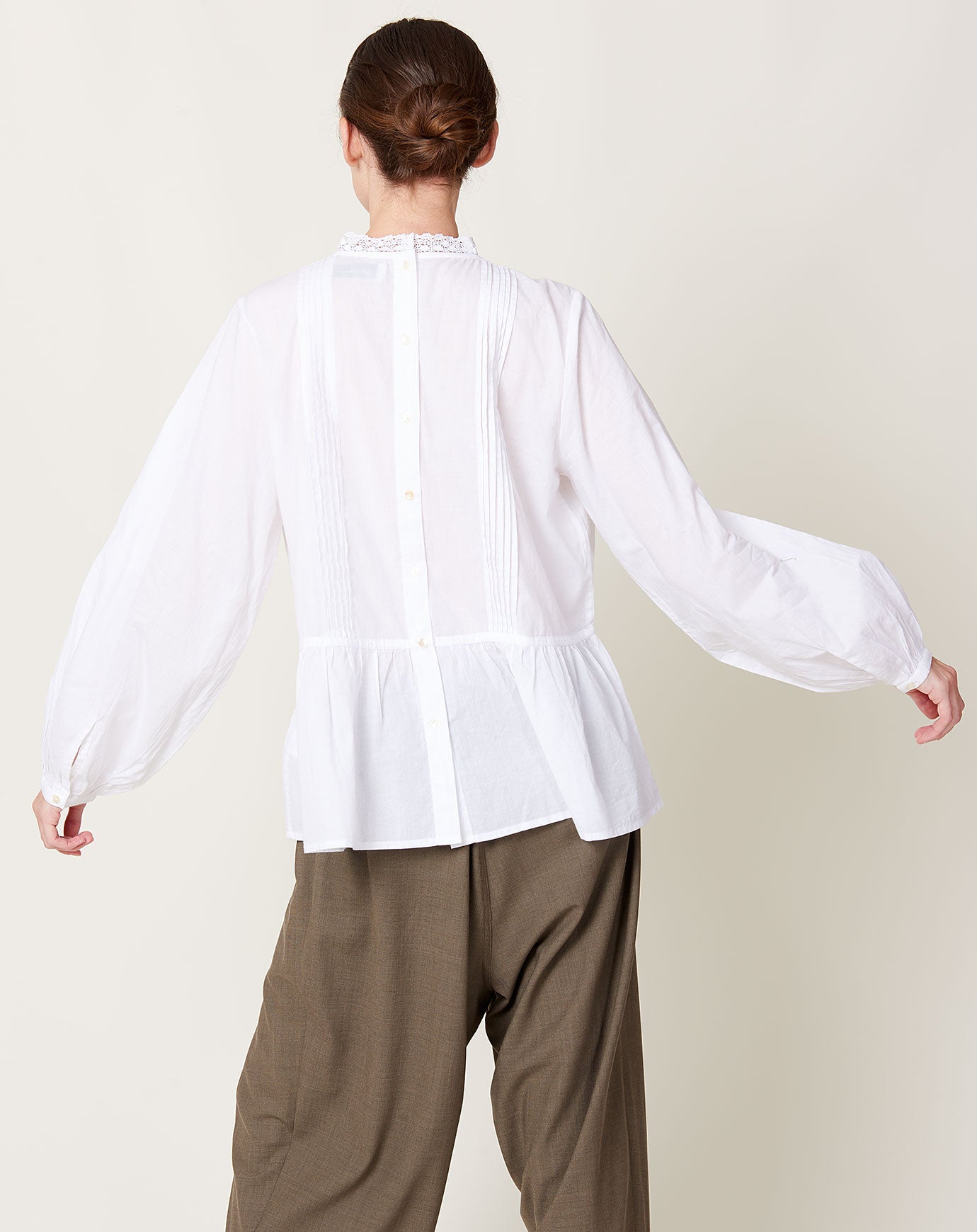 Skall Studio Mallow Shirt in Optic White