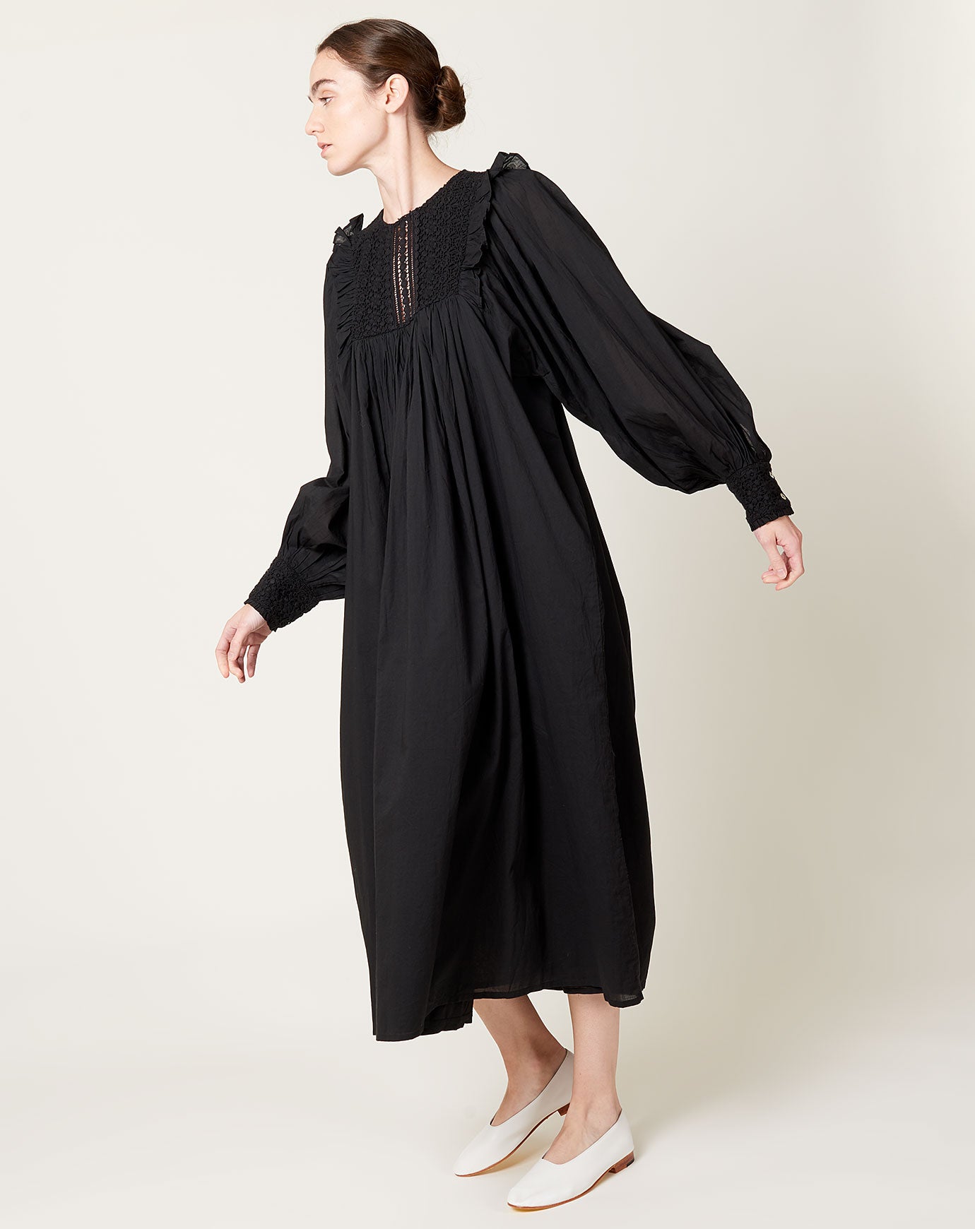 Skall Studio Phoebe Dress in Black