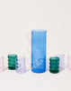 Sophie Lou Jacobsen Wave Pitcher in Blue with Pink