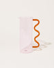 Sophie Lou Jacobsen Wave Pitcher in Pink with Amber