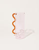 Sophie Lou Jacobsen Wave Pitcher in Pink with Amber