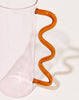 Sophie Lou Jacobsen Wave Pitcher in Pink with Amber
