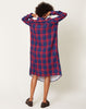 Sultan Wash Rola Dress in Red & Navy Scottish Plaid