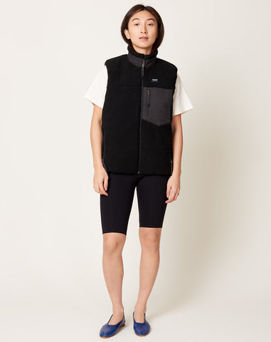 Down X BOA Reversible Vest in Black