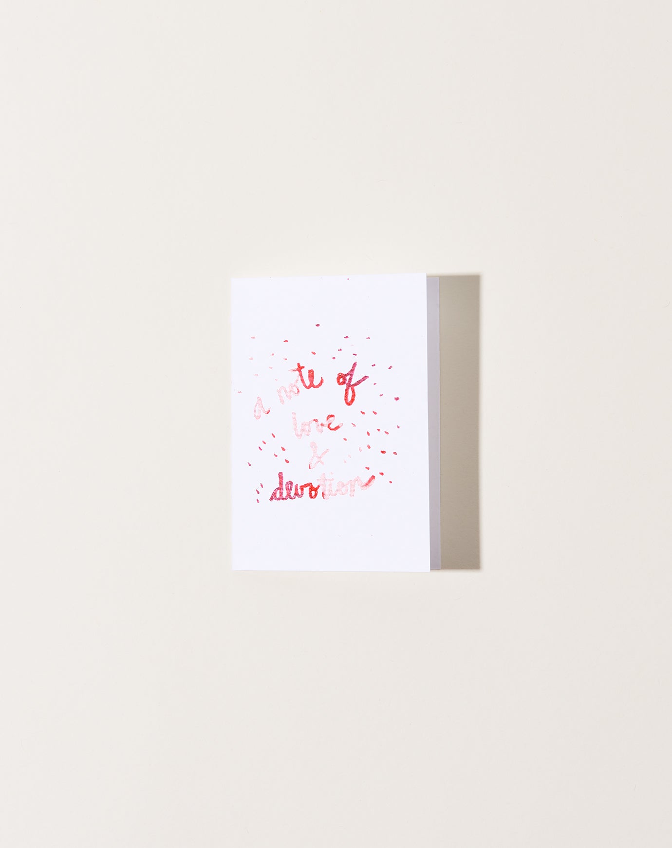 The Great Lakes Goods Note of Love Mini Card