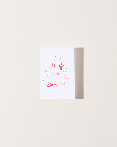 Note of Love Mini Card