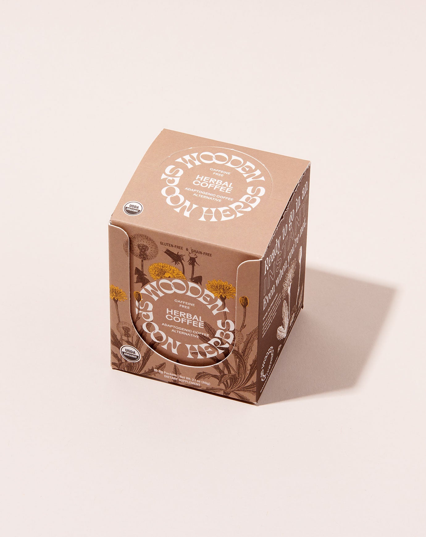 Wooden Spoon Herbs Herbal Coffee Sachet Box